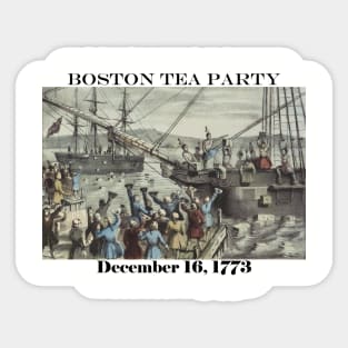 Boston Tea Party Sticker